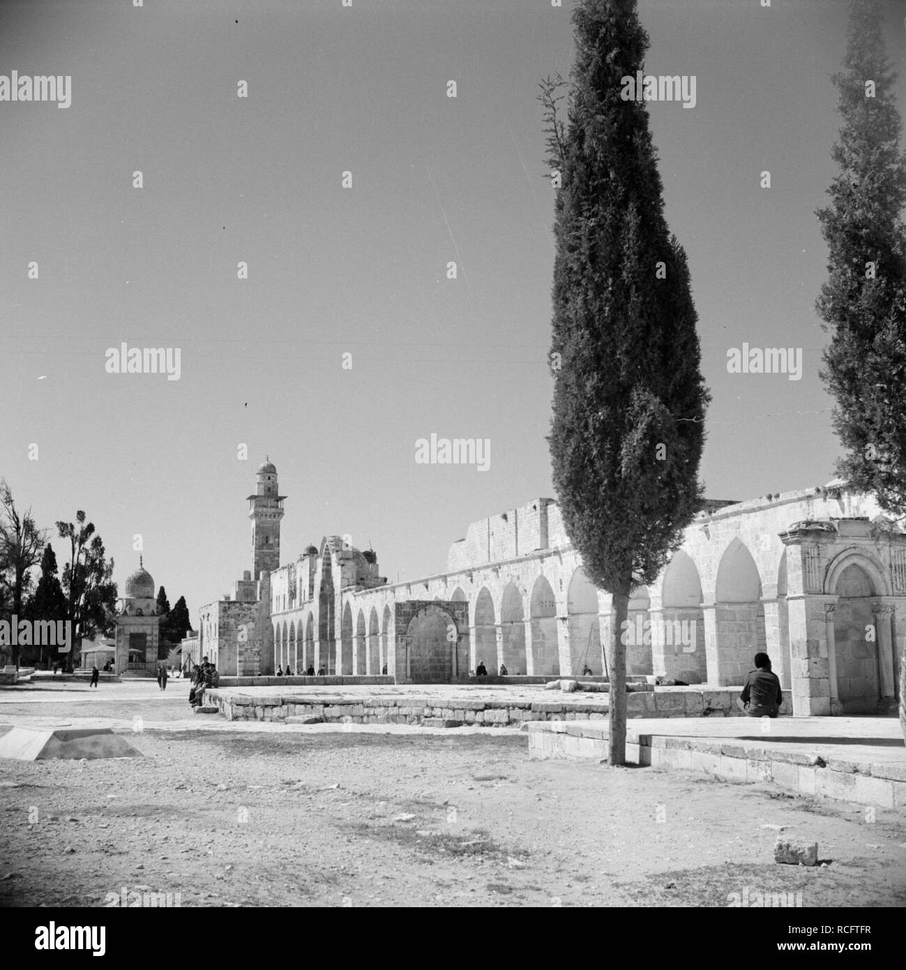 Al Haram esh-Sharif - Tempelberg, Bestanddeelnr 255-5425. Foto Stock