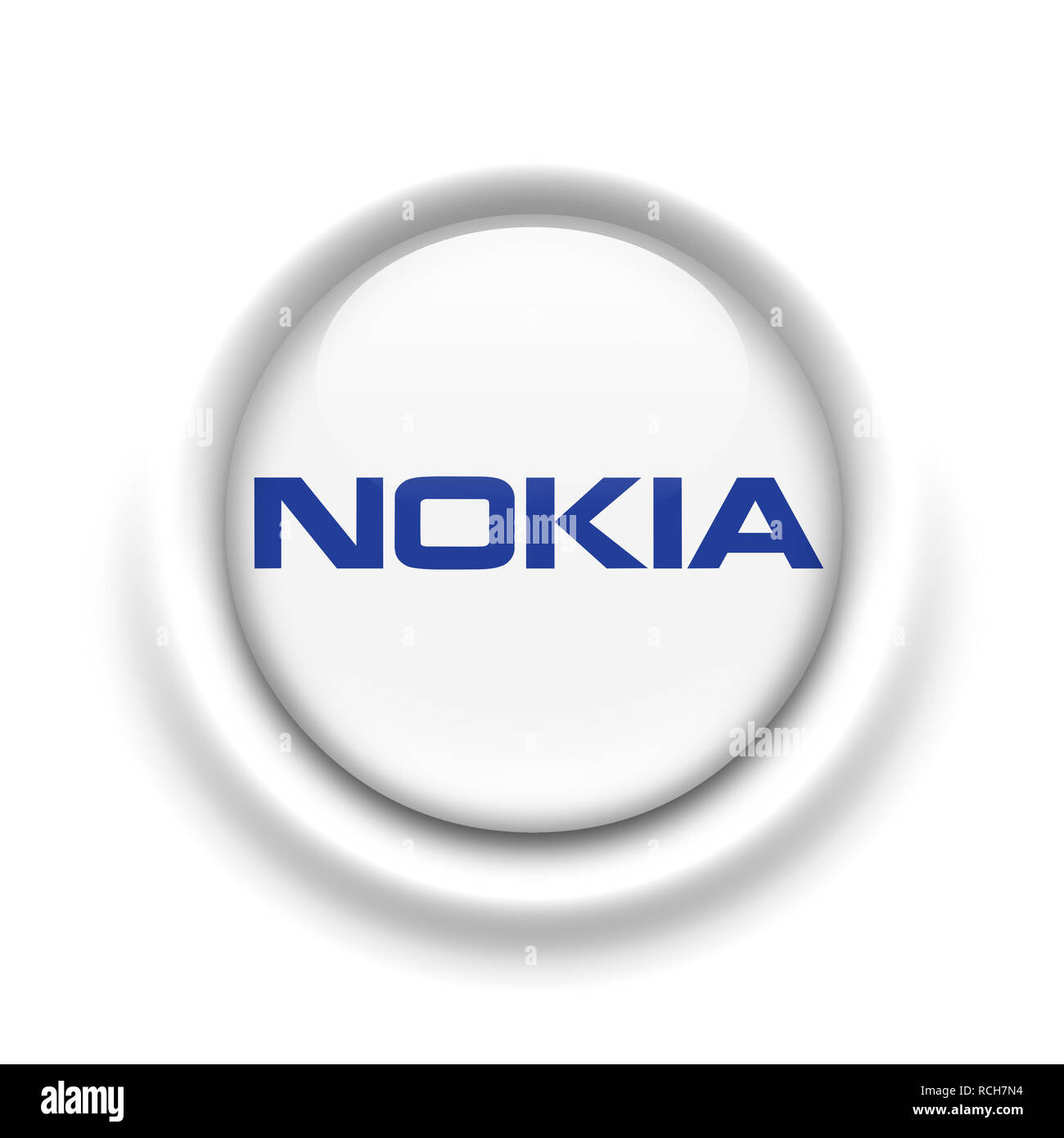 Logo Nokia Foto Stock