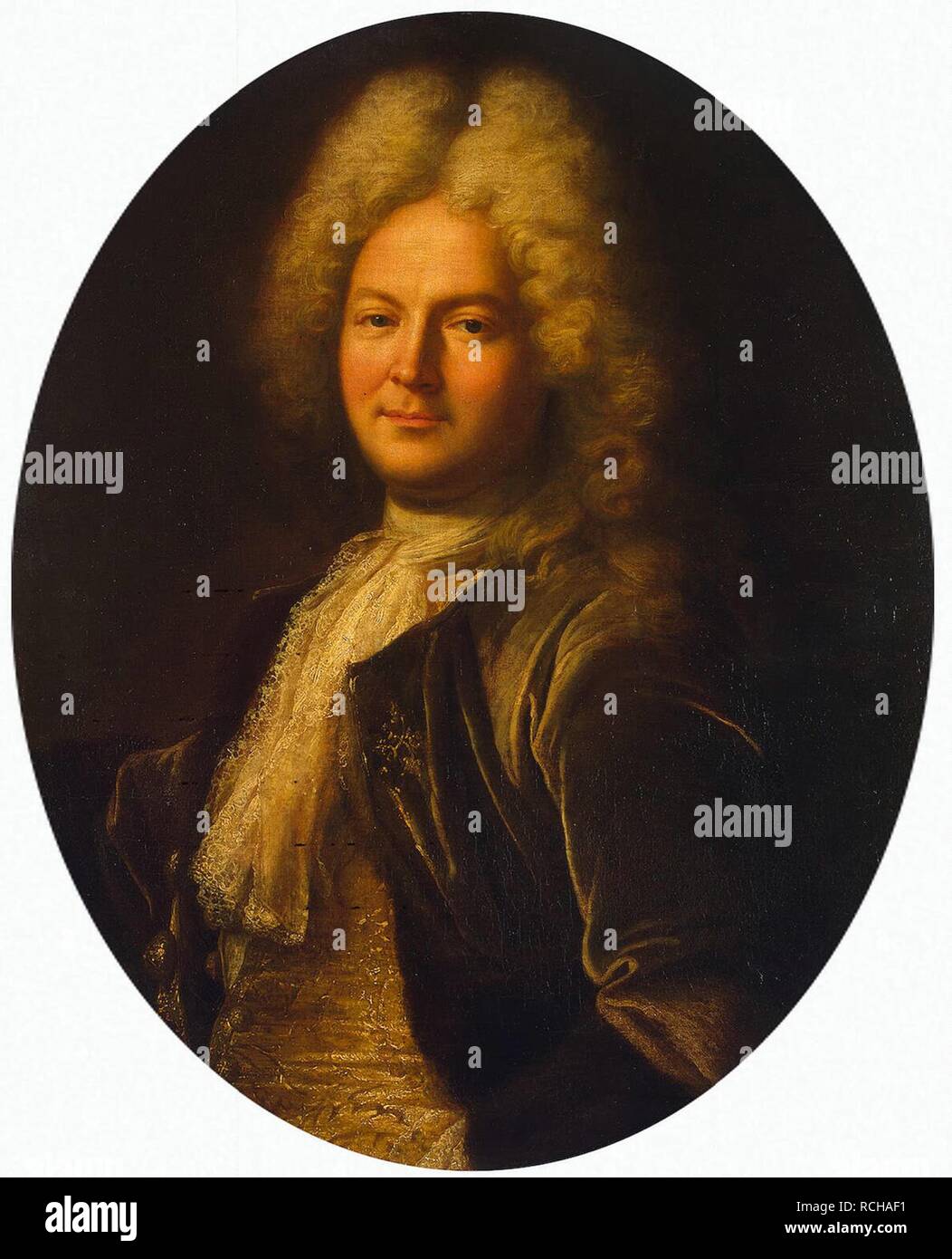 Ritratto del Conte Andrey Artamonovich Matveev (1666-1728). Museo: Membro Hermitage di San Pietroburgo. Autore: anonimo. Foto Stock