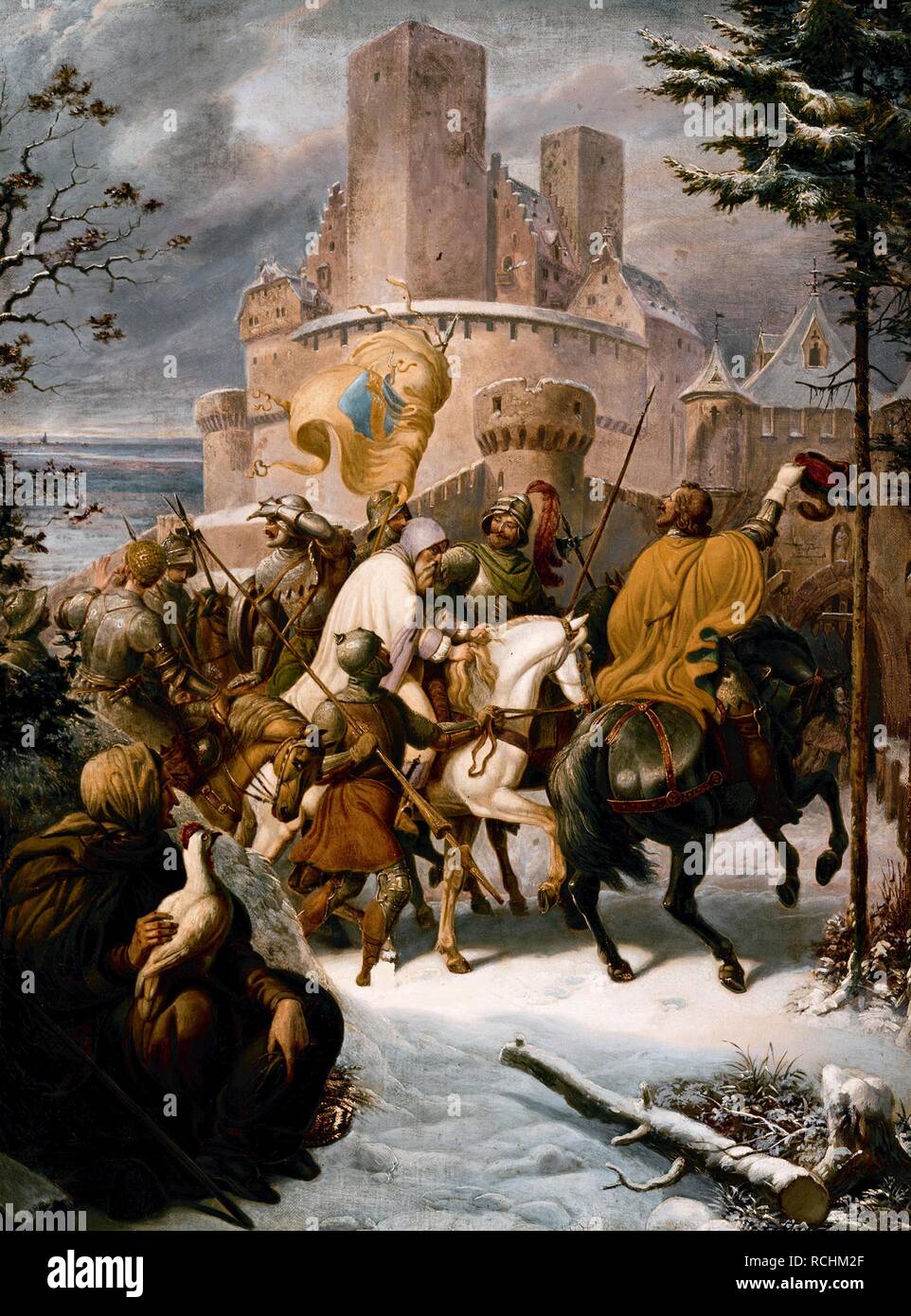 Windeck Castello. Museo: Kurpfälzisches Museum Heidelberg. Autore: JAKOB GÖTZENBERGER. Foto Stock