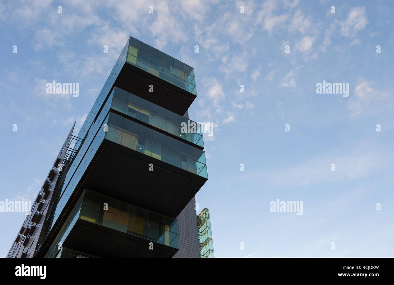 La giustizia civile centro, Spinningfields, Manchester Foto Stock