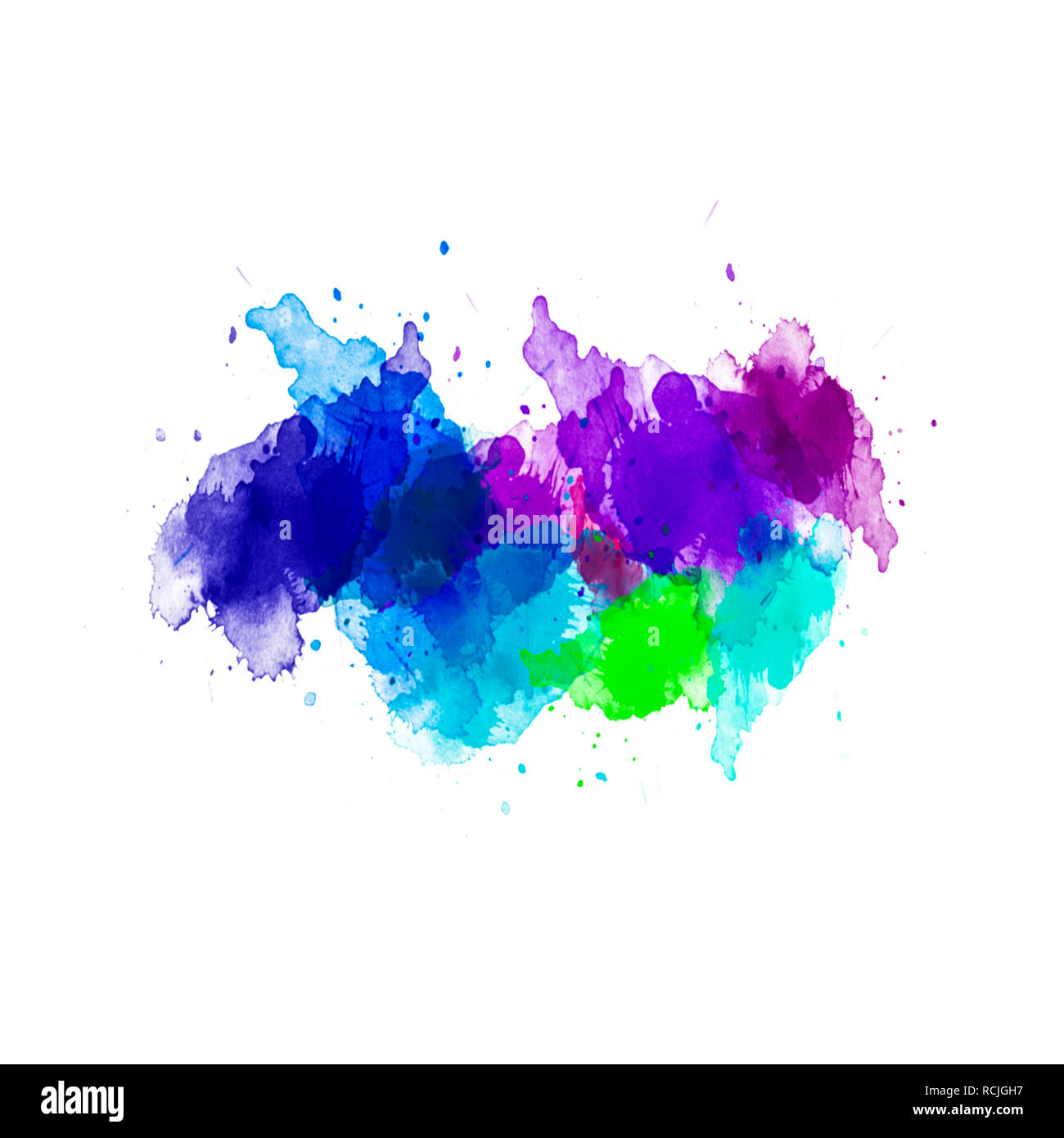 Abstract in acrilico. Primo piano della pittura. Colorato sfondo astratto. Foto Stock