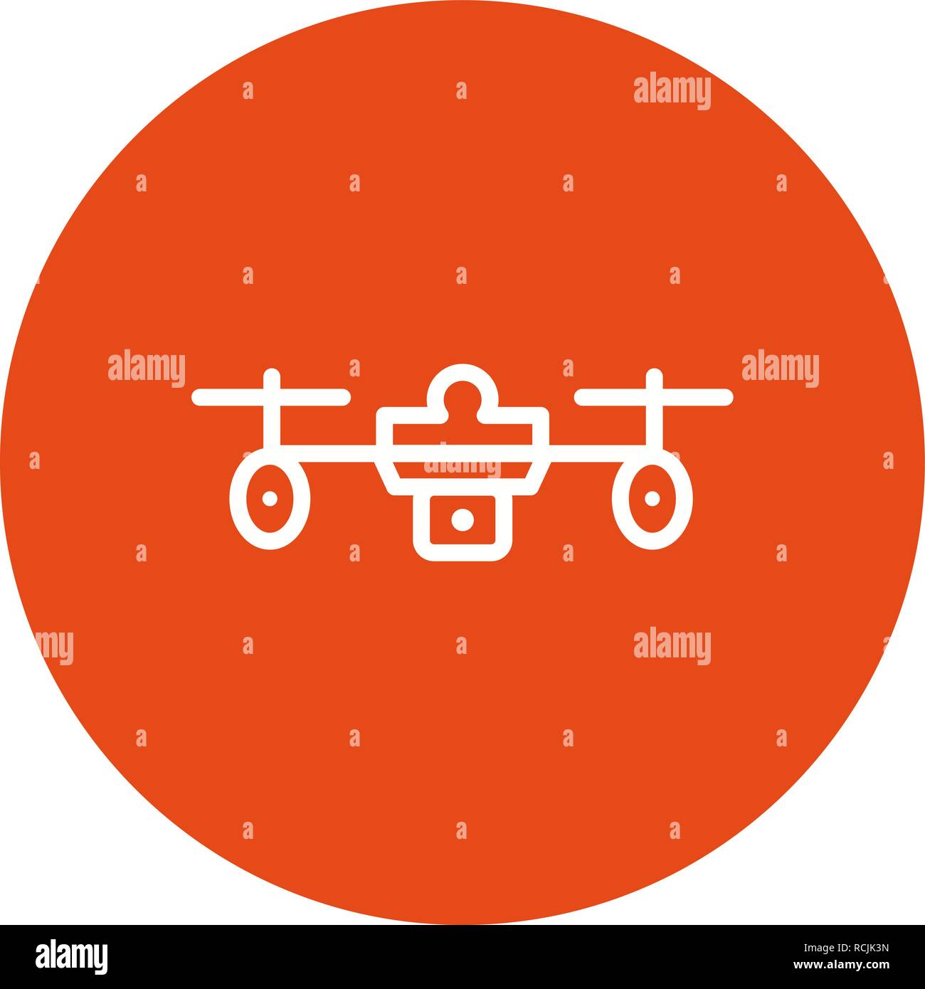 Vettore Icona Drone Illustrazione Vettoriale