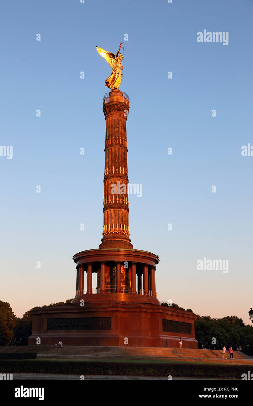 Berlin Colonna della Vittoria Foto Stock