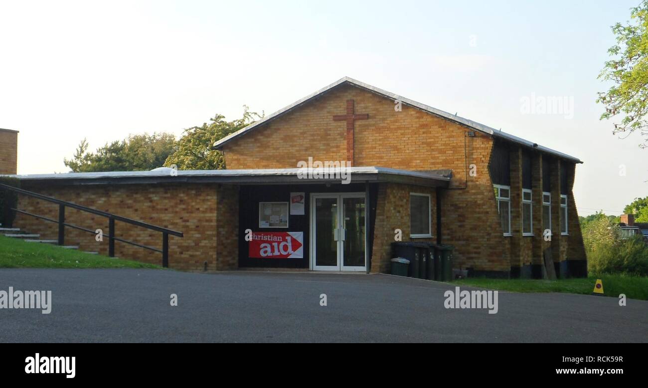 Chiesa di tutti i Santi Hall, Vicarage Gate, Onslow Village, Guildford (Maggio 2014) (2). Foto Stock