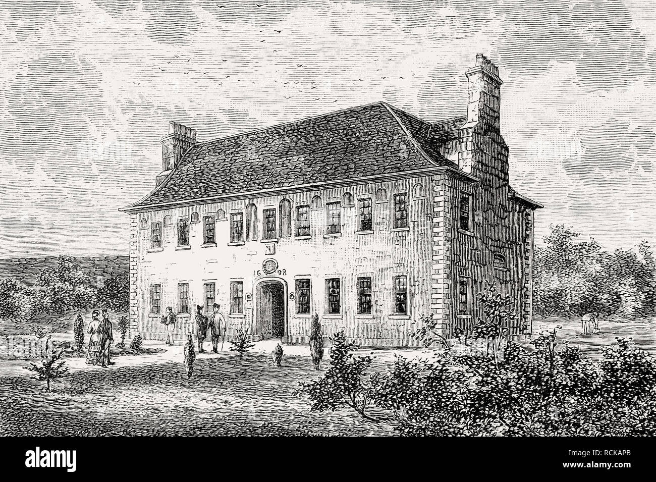 Darien House, Edimburgo, Scozia, XIX secolo Foto Stock