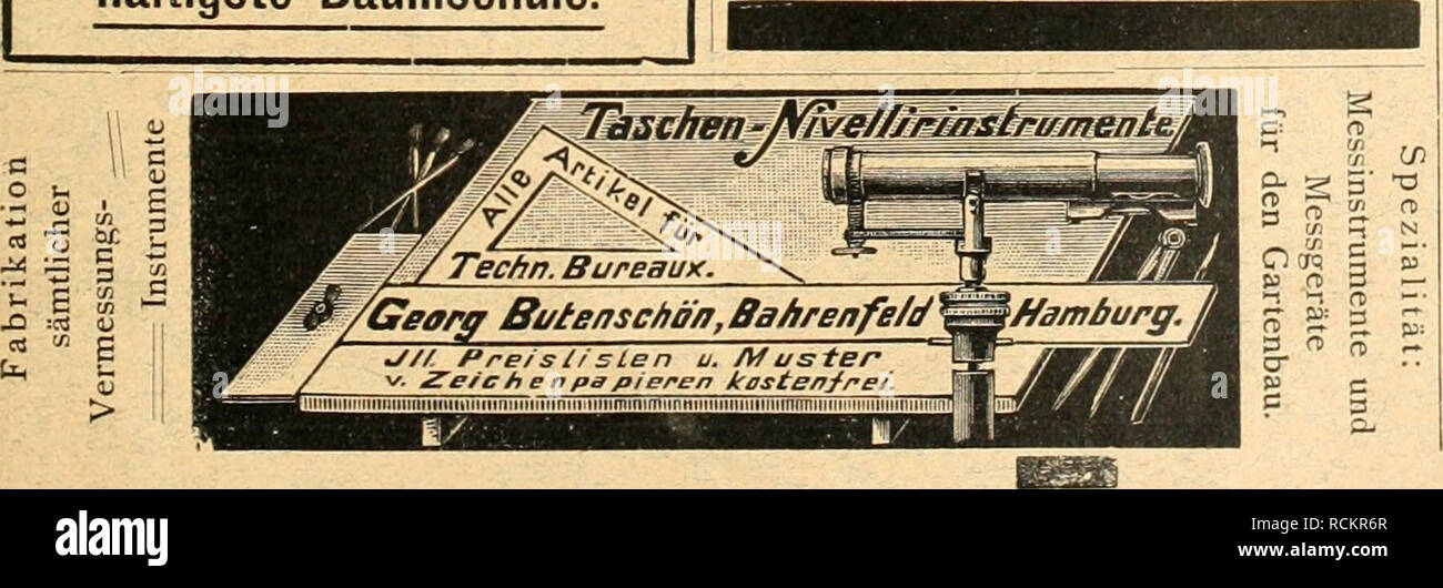 . Die Gartenkunst. Giardinaggio; Giardini -- l'Europa. Neuester Raseumäher Systeme, eigeues bewährtes Fabrikat perfezione" D. G. M. Siegreich gegen die gesamte Konkurrenz l)ocb$te Preise auf ho internatioitakn äartenbau-Jlusstellungcn. - Paris 1905 Grosse vergoldete Medaille. - Im Gebrauche der Kaiserlichen Gärten am Neuen Palais und Sanssouci ecc ecc, Schönbrunn, Hofburg, der Hofgärten München, Stuttgart, Karlsruhe, Darmstadt, Lussemburgo, Weimar, Oldenburg, Bückeburg etc. etc. Palmengarten Frankfurt a. M. Der Städte Parigi, Berlino, Vienna, Brüssel, Berna ecc ecc Neue Schlauehwagen, UNV Foto Stock