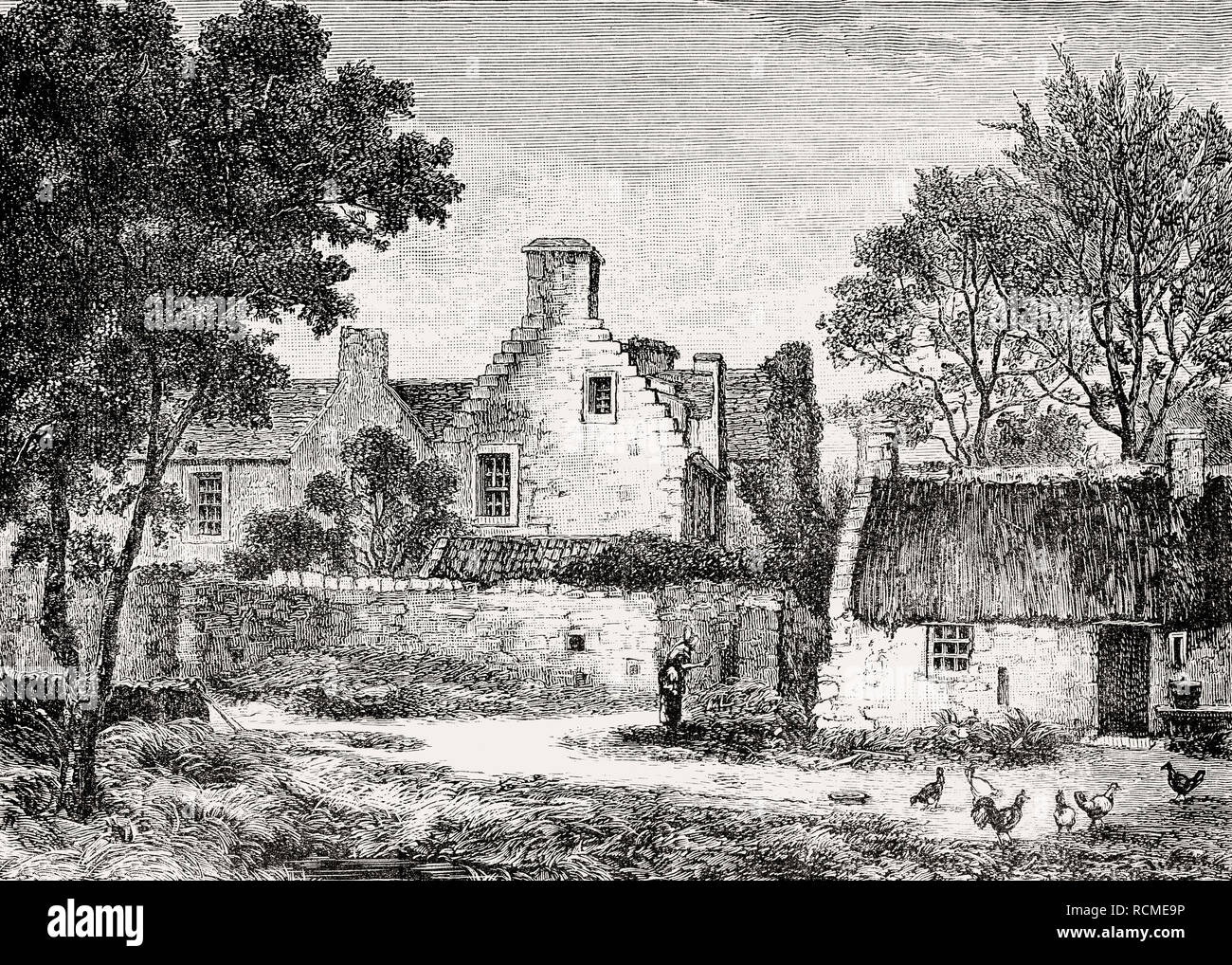 Dean House, Edimburgo, Scozia, XIX secolo Foto Stock