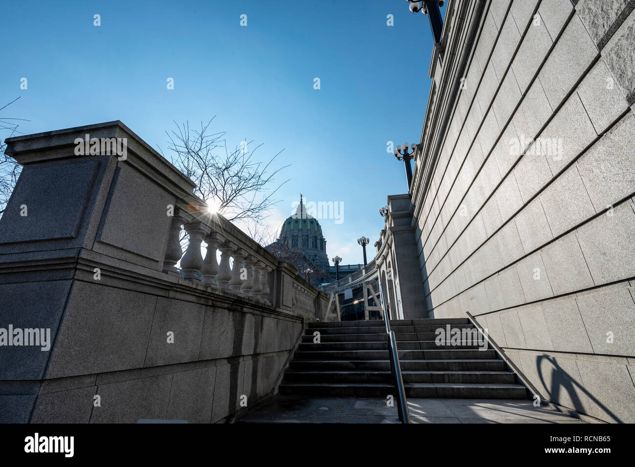 Harrisburg, Stati Uniti d'America. Il 15 gennaio, 2019. Pennsylvania State Capitol Building. Chris Baker Evens / Alamy Live News. Foto Stock