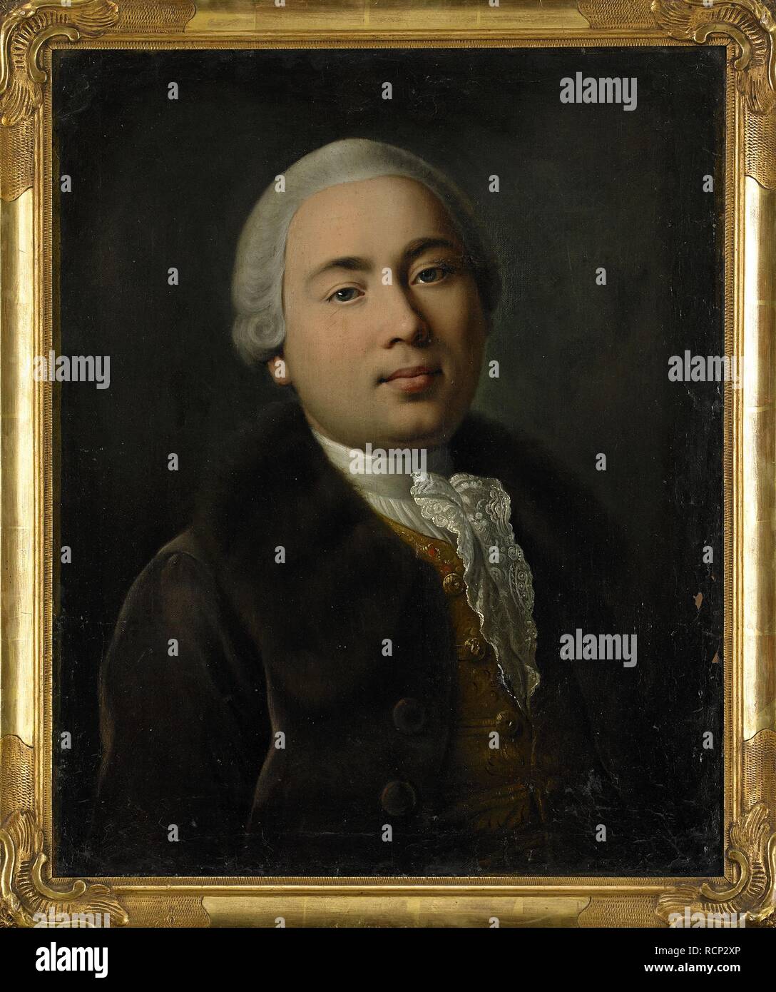 Ritratto del Conte Valentin Musin-Pushkin Platonovich (1735-1804). Museo: Collezione privata. Autore: ROTARI, Pietro Antonio. Foto Stock