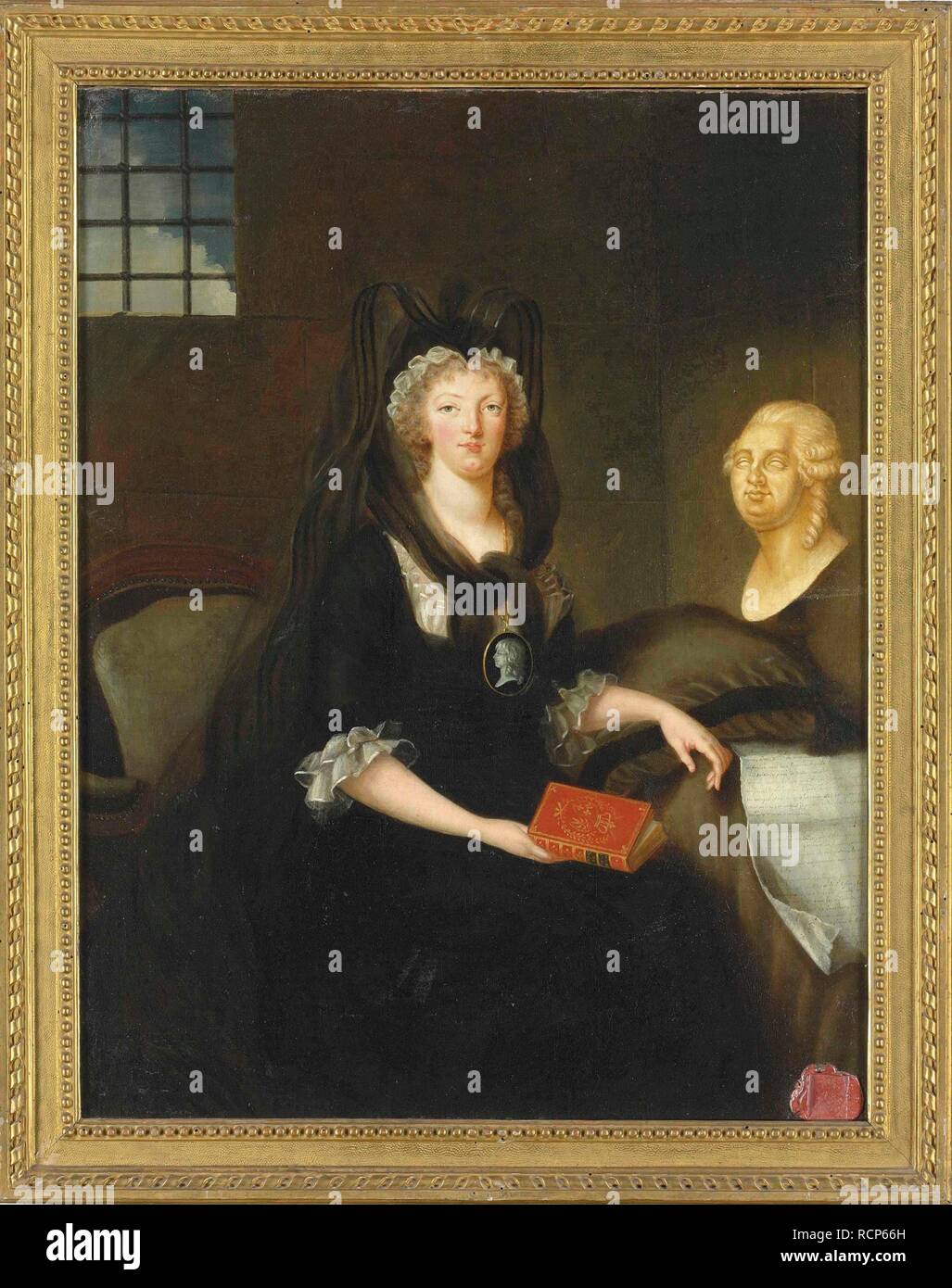 Maria Antonietta alla Conciergerie. Museo: Collezione privata. Autore: Miglio, Marquise de Bréhan, Anne-Flore. Foto Stock