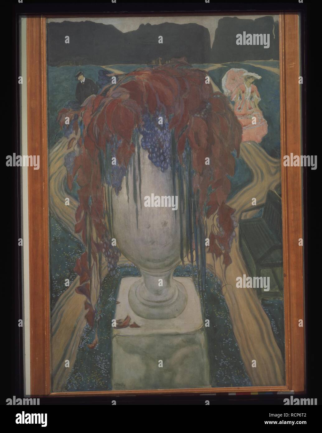 In autunno (un vaso). Museo: State Russian Museum di San Pietroburgo. Autore: Bakst, Leon. Foto Stock