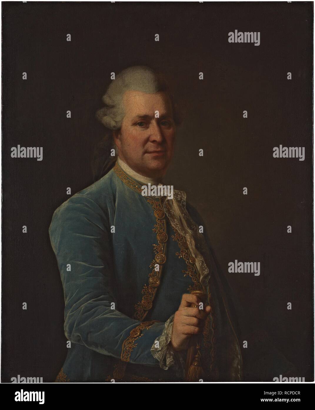 Ritratto di statista e riformatore Conte Giacobbe Sievers (1731-1808). Museo: Membro Galleria Tretyakov di Mosca. Autore: Levitsky, Dmitri Grigorievich. Foto Stock