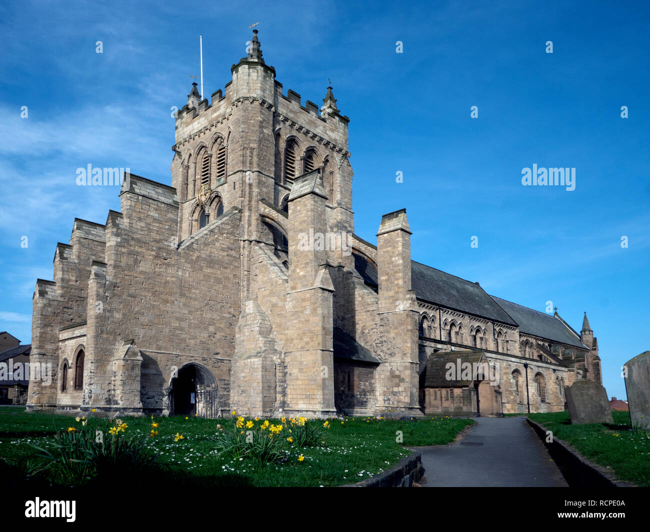 St Hilda la chiesa parrocchiale, la Capezzagna, Hartlepool, County Durham, England, Regno Unito Foto Stock