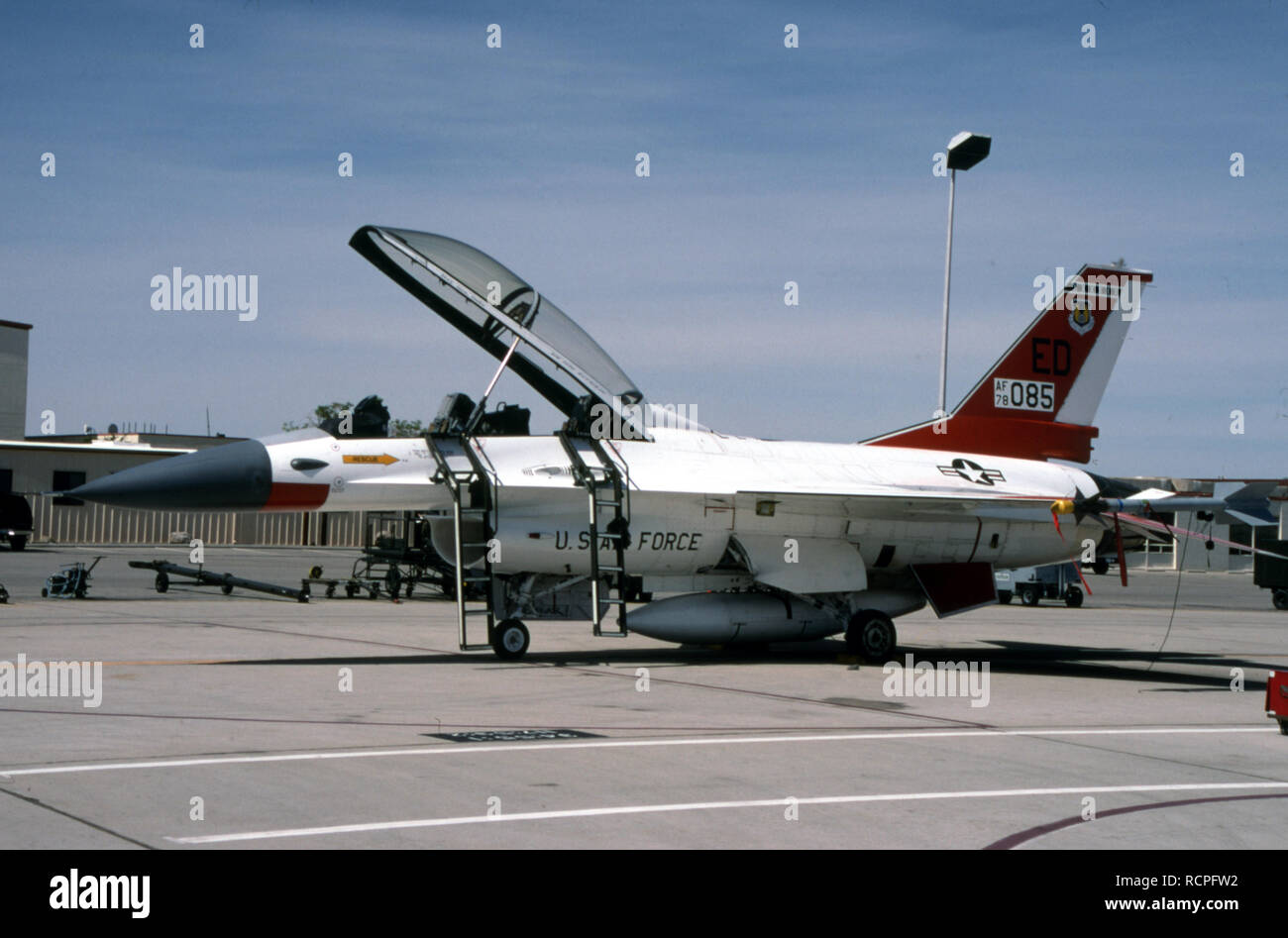 Il USAF United States Air Force General Dynamics F-16C Fighting Falcon Foto Stock