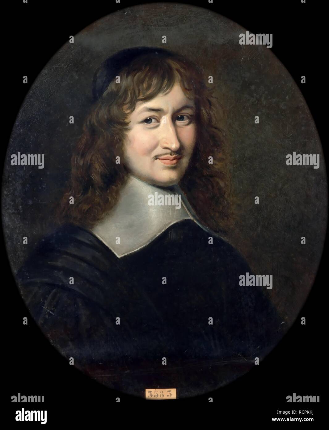 Ritratto di Nicolas Fouquet (1615-1680). Museo: il Musée de l'Histoire de France, Château de Versailles. Autore: Lacretelle, Jean Édouard. Foto Stock