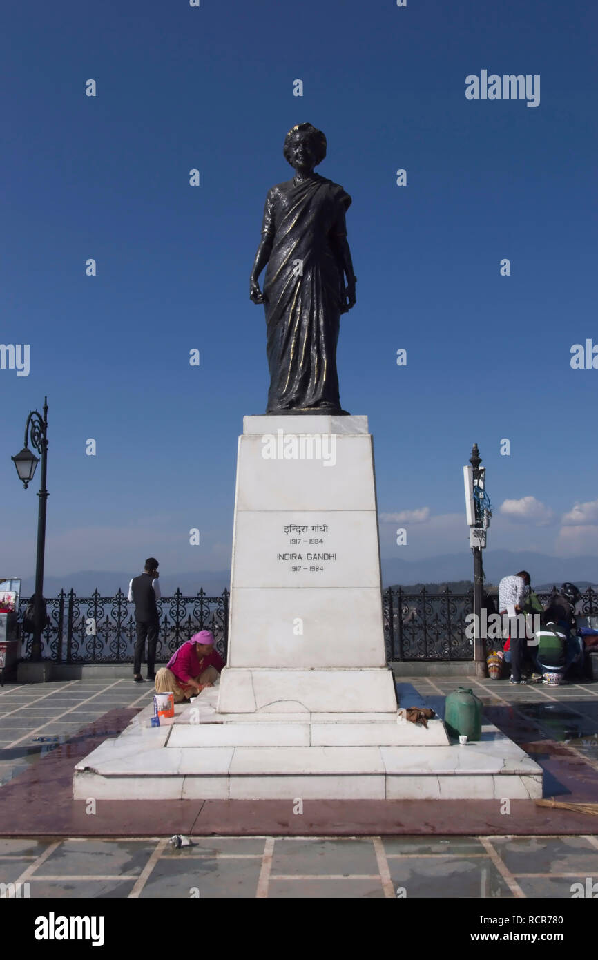 Villaggio di Shimla, India. Home della residenza estiva del British Raj. Foto Stock