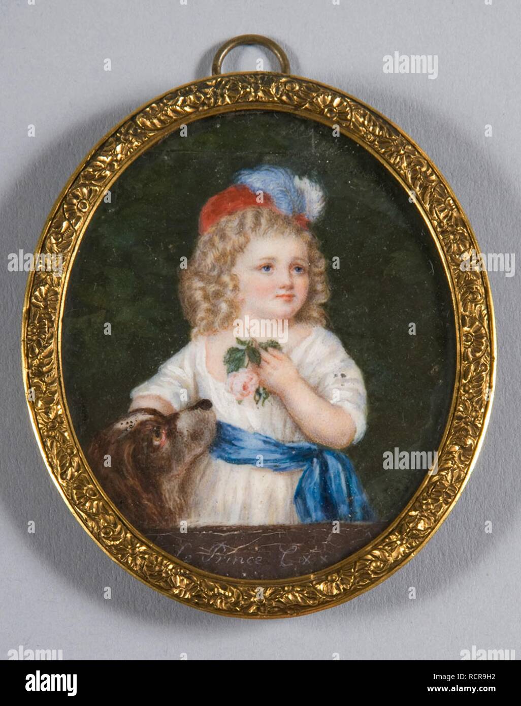 Ritratto di Louis-Charles, Principe Reale di Francia (1785-1795). Museo: Collezione privata. Autore: anonimo. Foto Stock