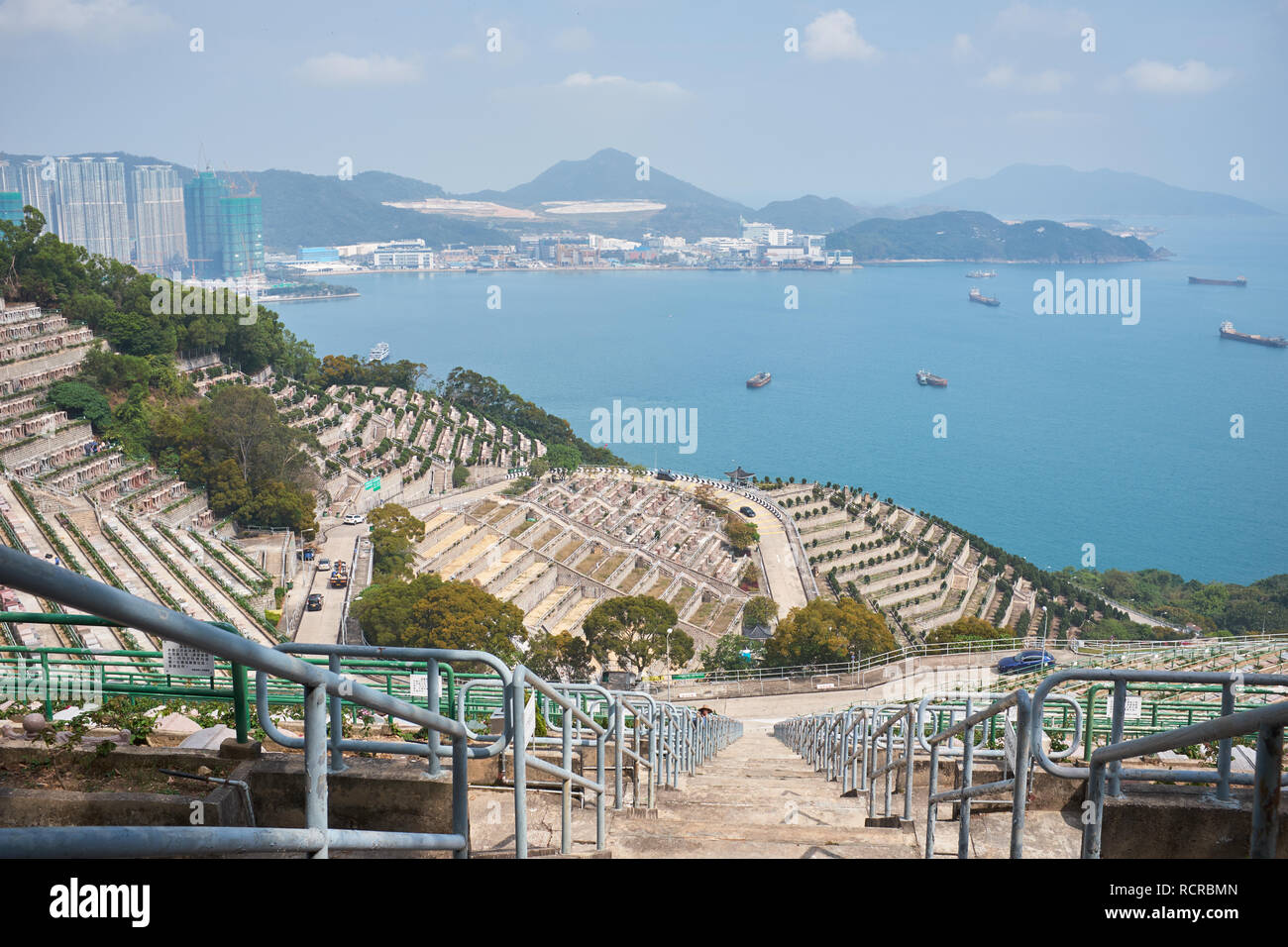 Da Tseung Kwan O cinese Cimitero Permanente Foto Stock