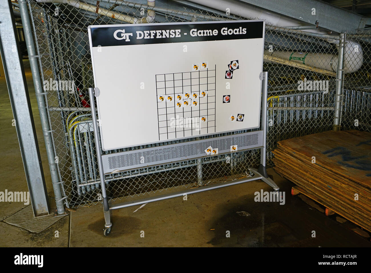 Vista del campus dell'Istituto di Tecnologia della Georgia (Georgia Tech), una delle principali università di ricerca situato in Midtown Atlanta, Georgia Foto Stock