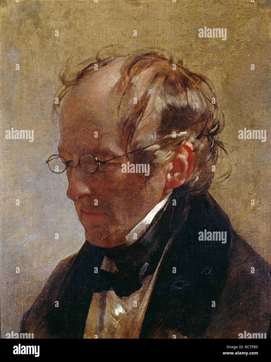 Ritratto di Carl Christian Vogel von Vogelstein (1788-1868). Museo: Staatliche Museen di Berlino. Autore: Amerling Friedrich Ritter von. Foto Stock