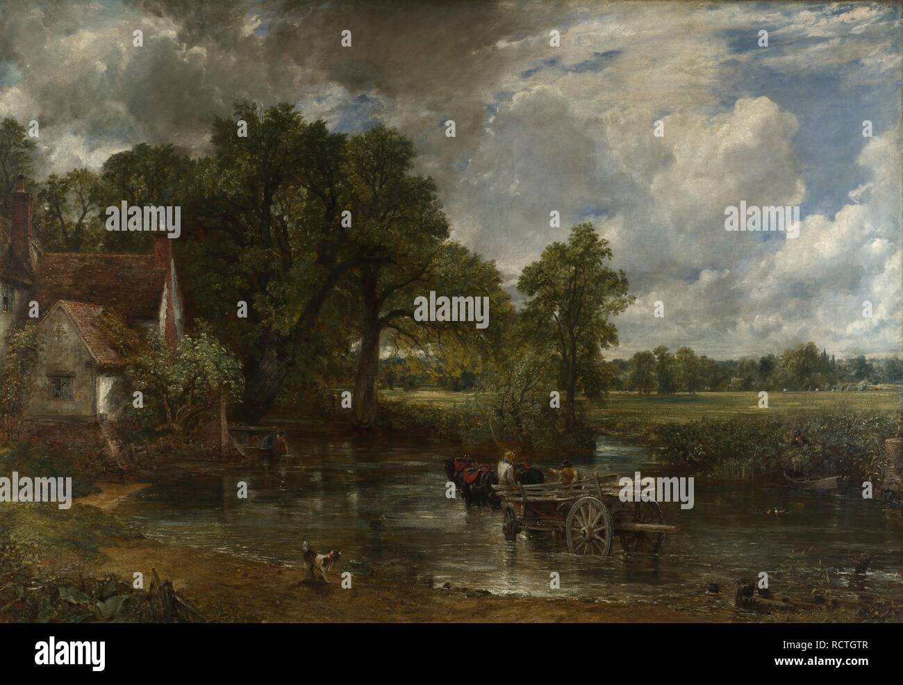 Il Fieno Wain. Museo: National Gallery di Londra. Autore: CONSTABLE, John. Foto Stock