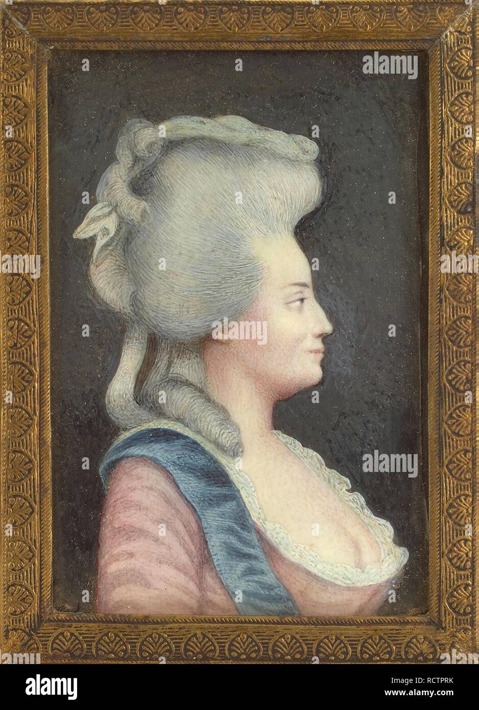 Ritratto della duchessa Maria Feodorovna (Sophie Dorotea di Württemberg) (1759-1828). Museo: Membro Hermitage di San Pietroburgo. Autore: anonimo. Foto Stock