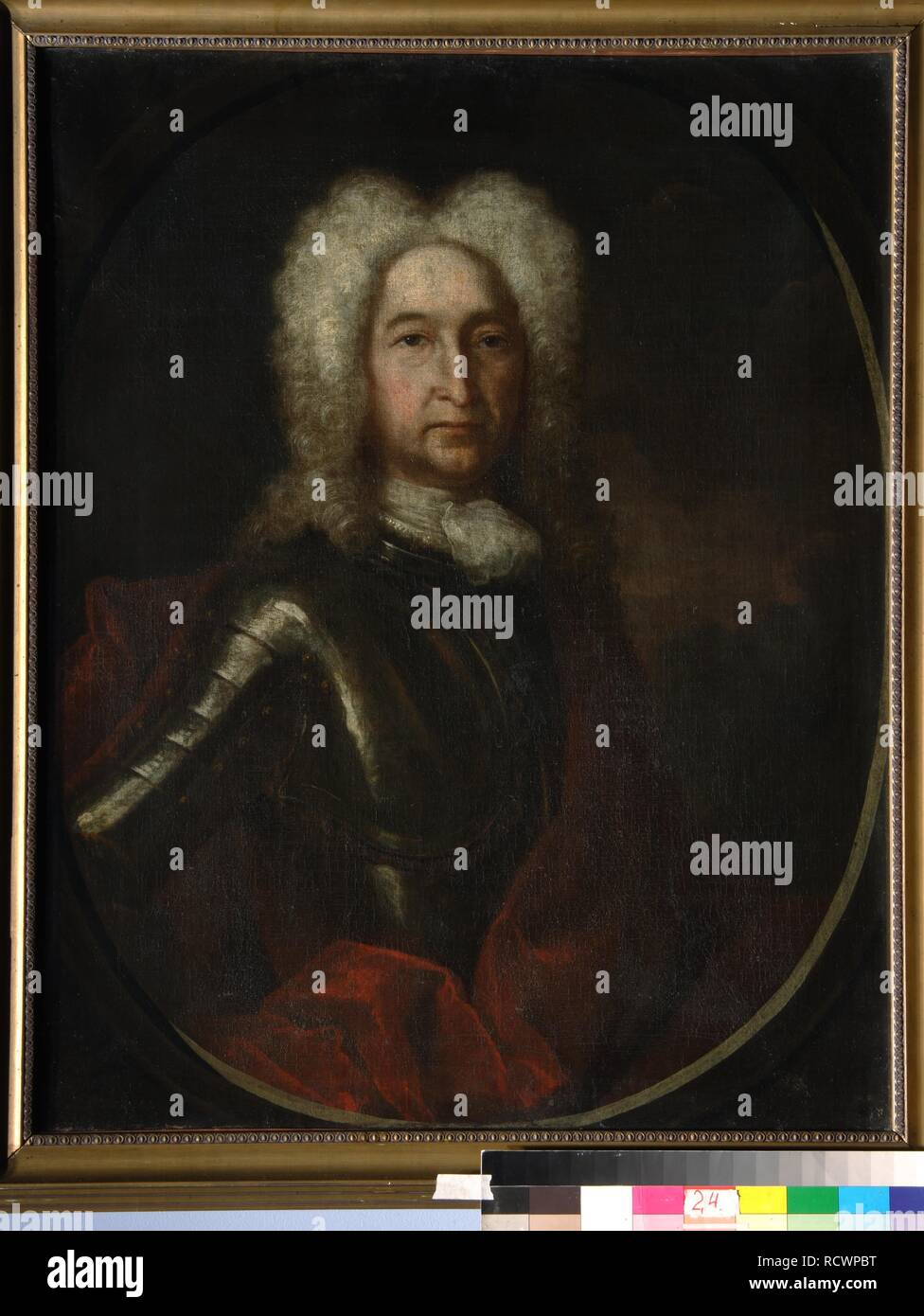 Ritratto del Principe Ivan Alexeyevich Golitsyn (1658-1729). Museo: Collezione privata. Autore: Matveyev, Andrei Matveyevich. Foto Stock