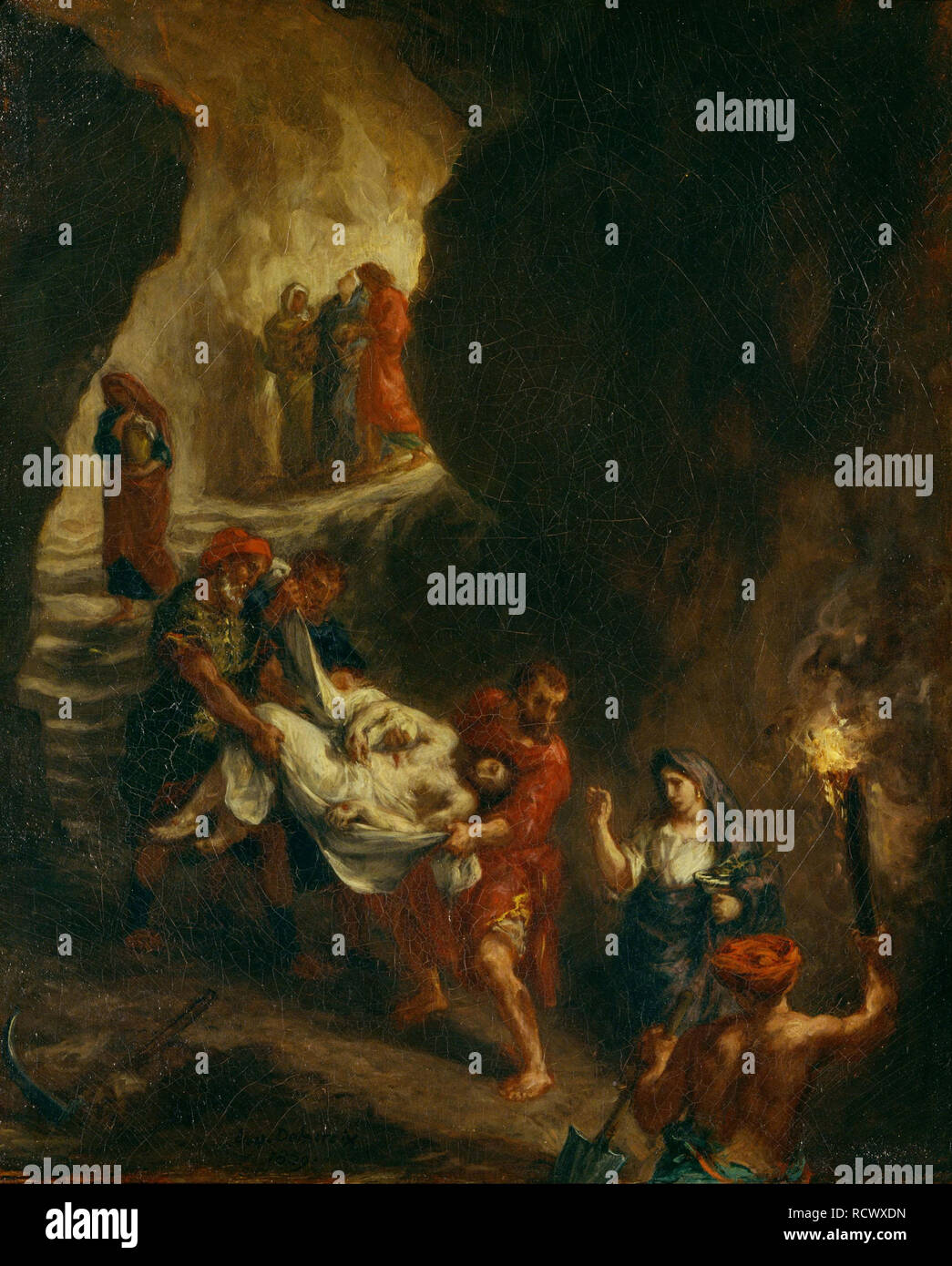 Dipinto eugene delacroix pieta immagini e fotografie stock ad alta