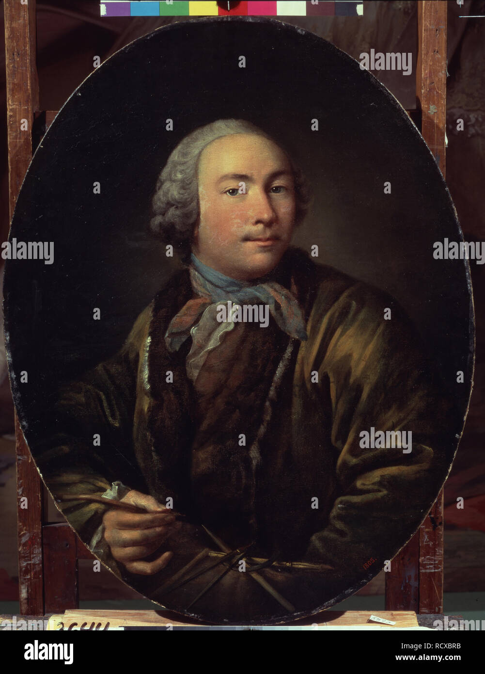 Self-portrait. Museo: Membro Galleria Tretyakov di Mosca. Autore: ARGUNOV, IVAN PETROVICH. Foto Stock