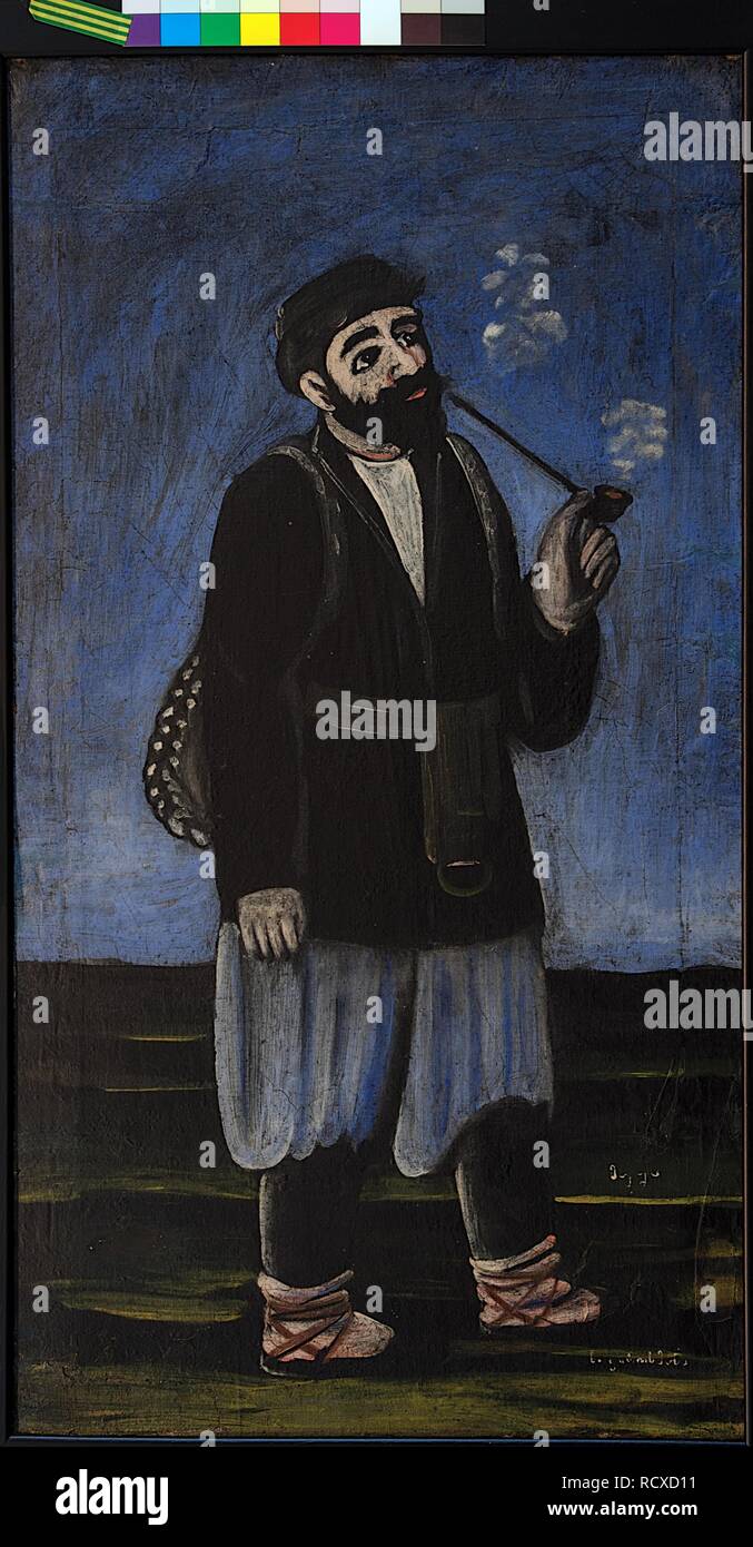 Porter soso. Museo: Niko Pirosmanashvili Museum, Mirzaani. Autore: U Pirosmani, Niko. Foto Stock