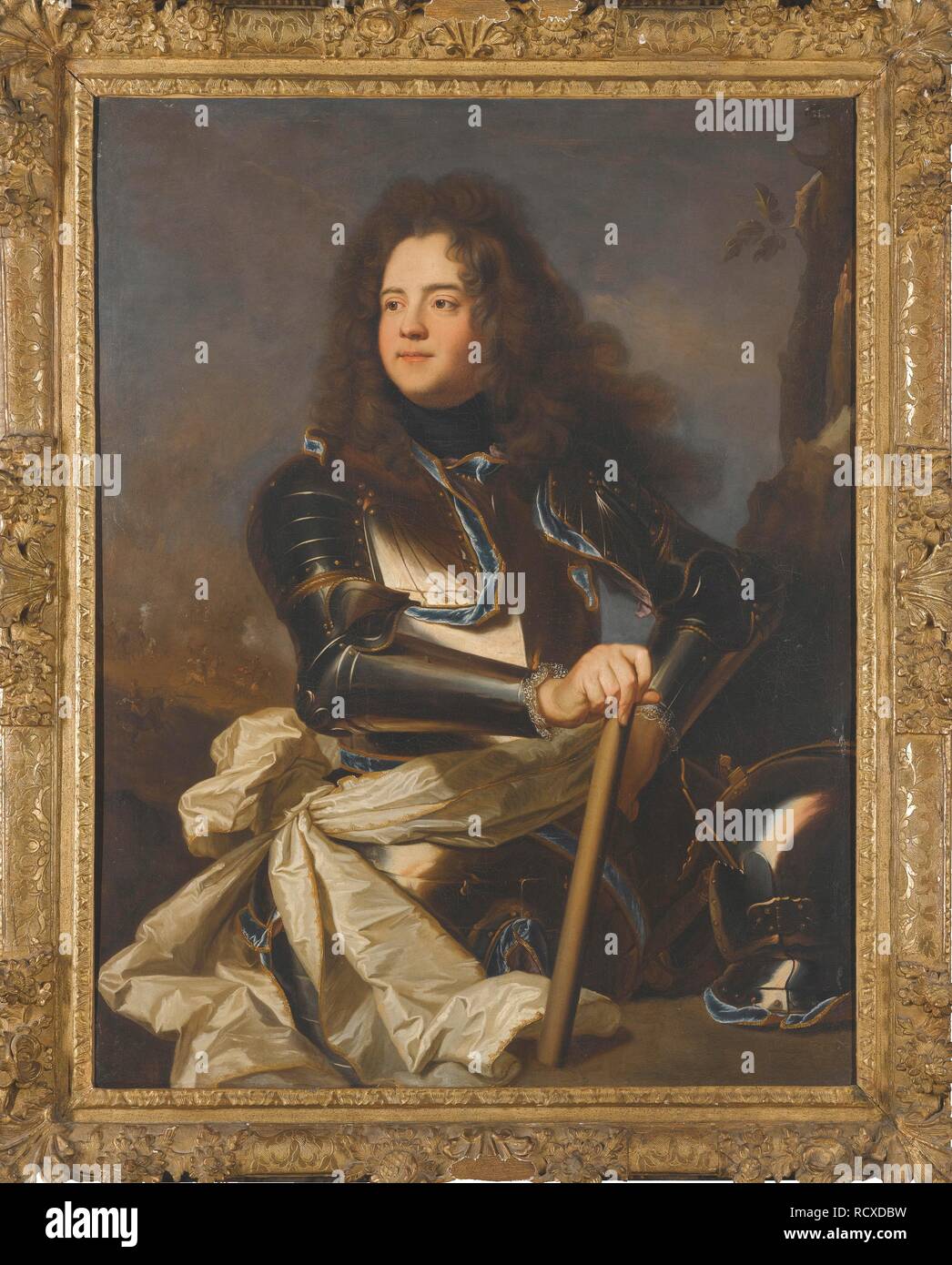 Ritratto di Louis Henri de La Tour d'Auvergne (1679-1753). Museo: Collezione privata. Autore: Rigaud Il duomo, Hyacinthe François Honoré, Cerchio del. Foto Stock