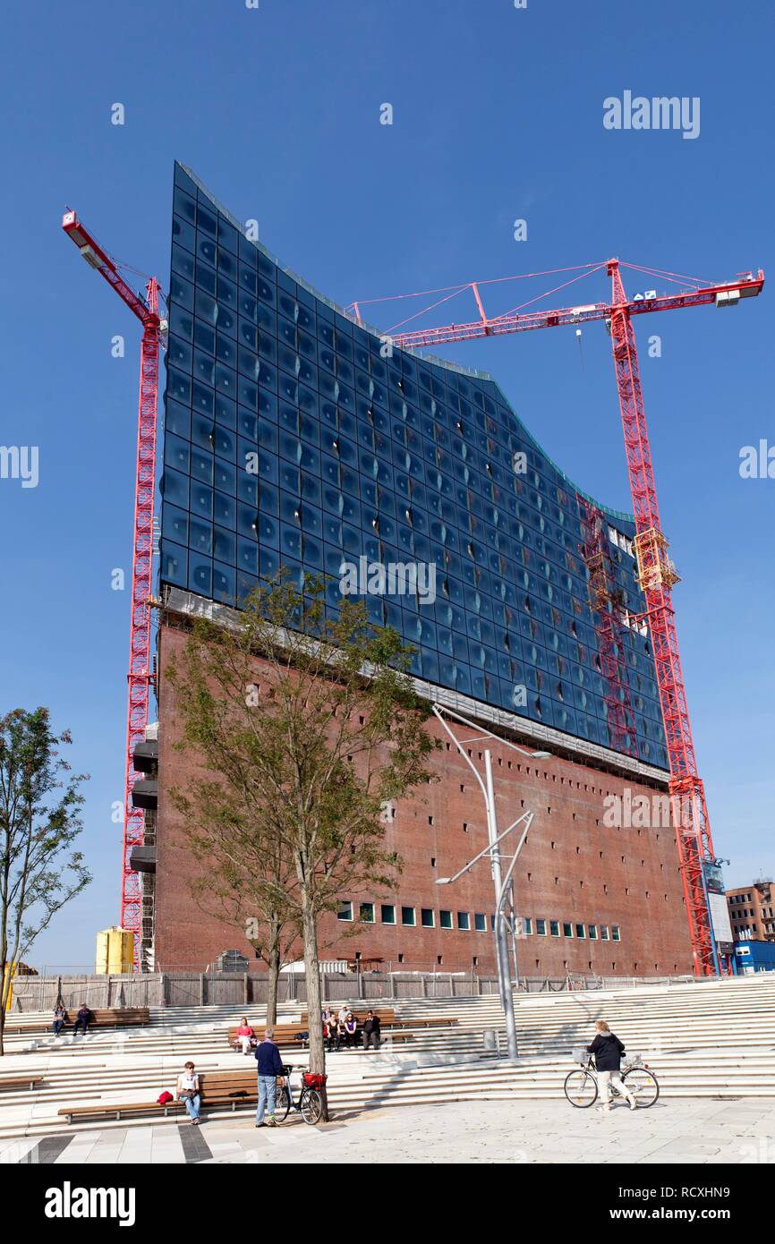 Elbphilharmonie, concert hall, Amburgo Foto Stock