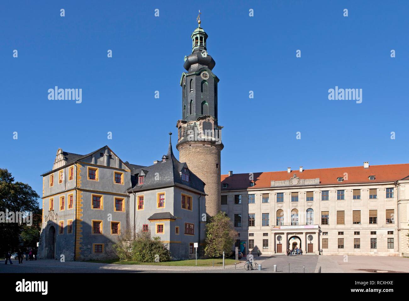 Palazzo Granducale, Weimar, Turingia, PublicGround Foto Stock
