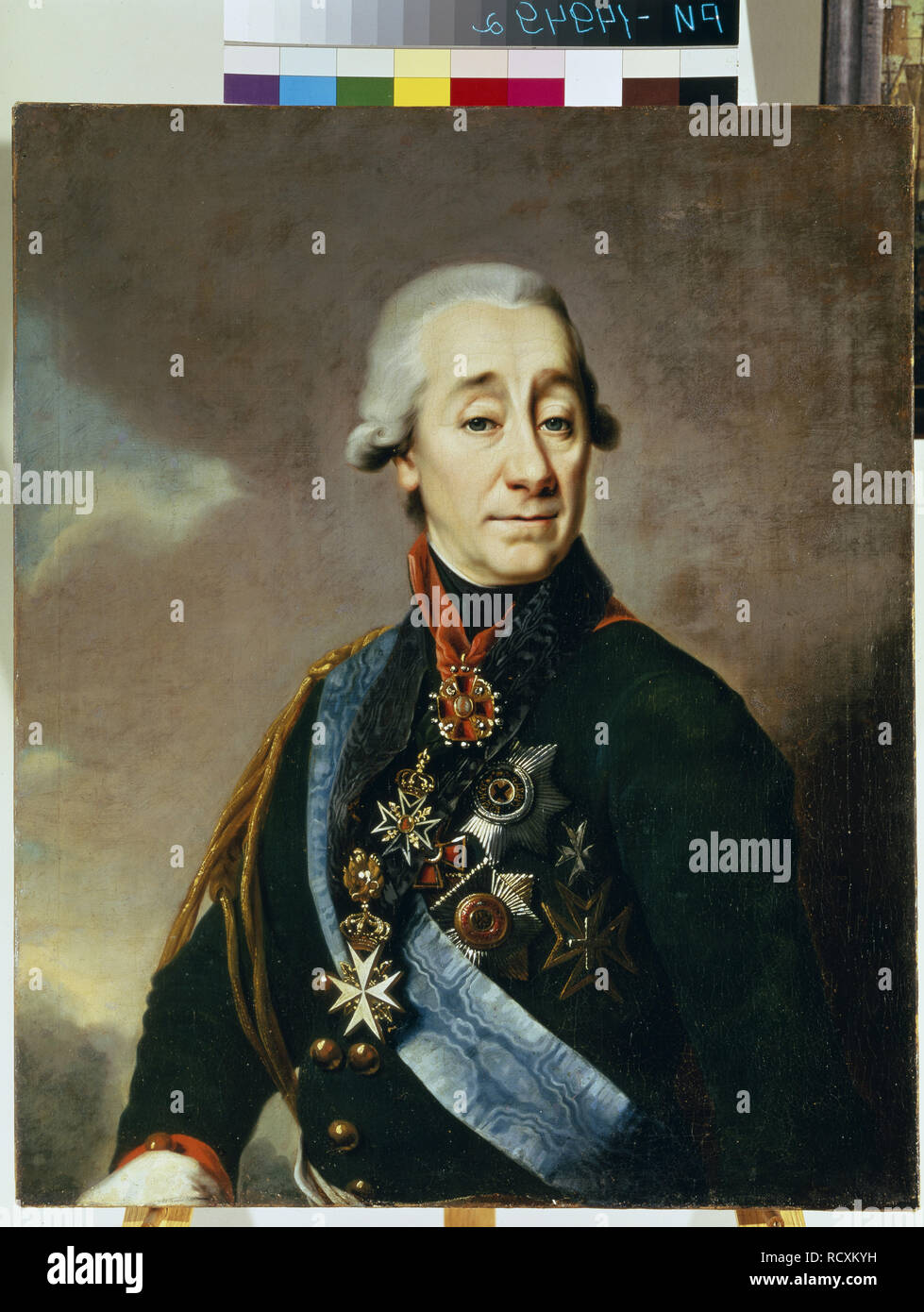 Ritratto di Ivan Varfolomeevich agnello (1764-1801). Museo: Stato Art Museum, Dnepropetrovsk. Autore: Levitsky, Dmitri Grigorievich. Foto Stock