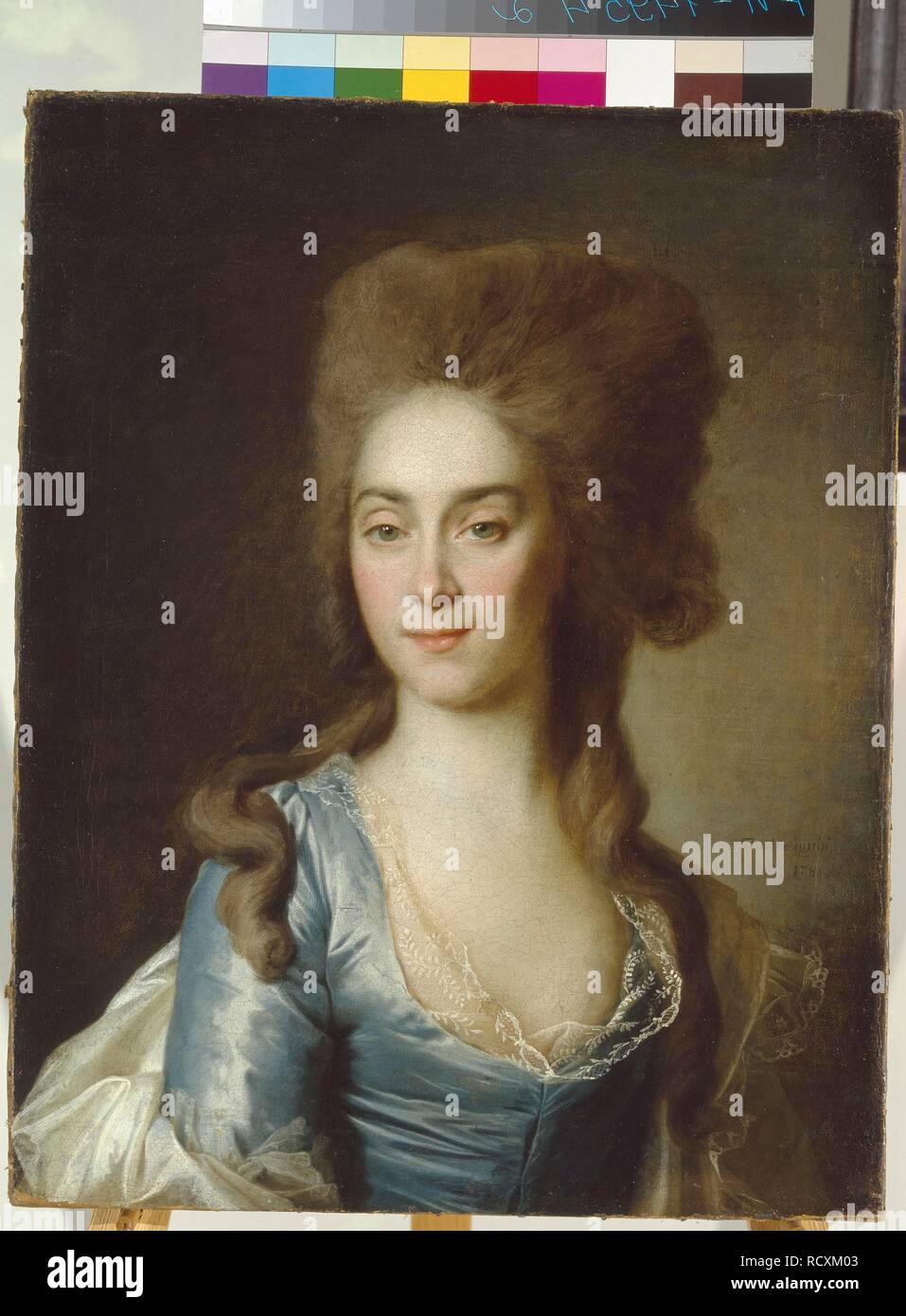 Ritratto di Tatyana Petrovna Raznatovskaya, née Rezvaya. Museo: Museo Nazionale d'Arte di bielorusso Republik, Minsk. Autore: Levitsky, Dmitri Grigorievich. Foto Stock