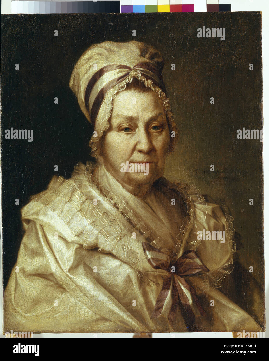 Ritratto di I.A. Vasilyeva. Museo: Stato Art Museum, Kharkov. Autore: Levitsky, Dmitri Grigorievich. Foto Stock