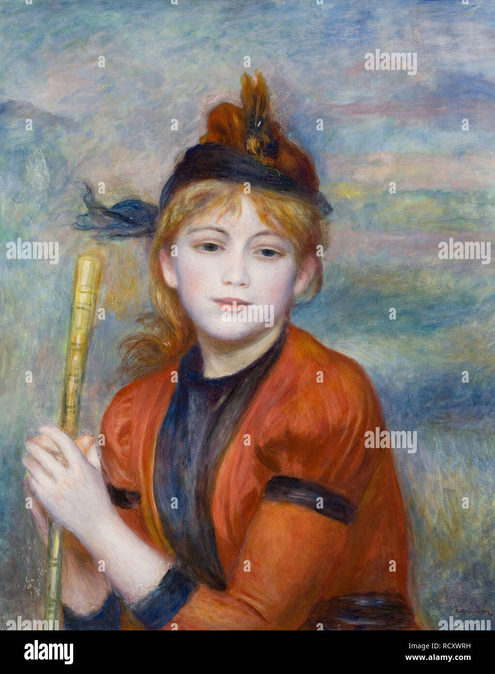 L'Excursionniste. Museo: Musée d'Art moderne André Malraux di Le Havre. Autore: Renoir, Pierre-Auguste. Foto Stock