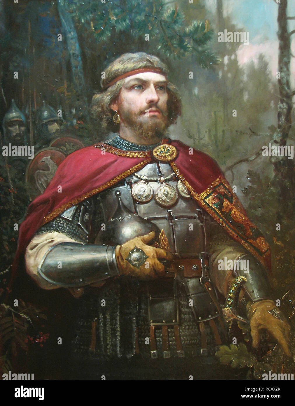 Vladimir il grassetto. Museo: Collezione privata. Autore: Shishkin, Andrei Alexeyevich. Foto Stock