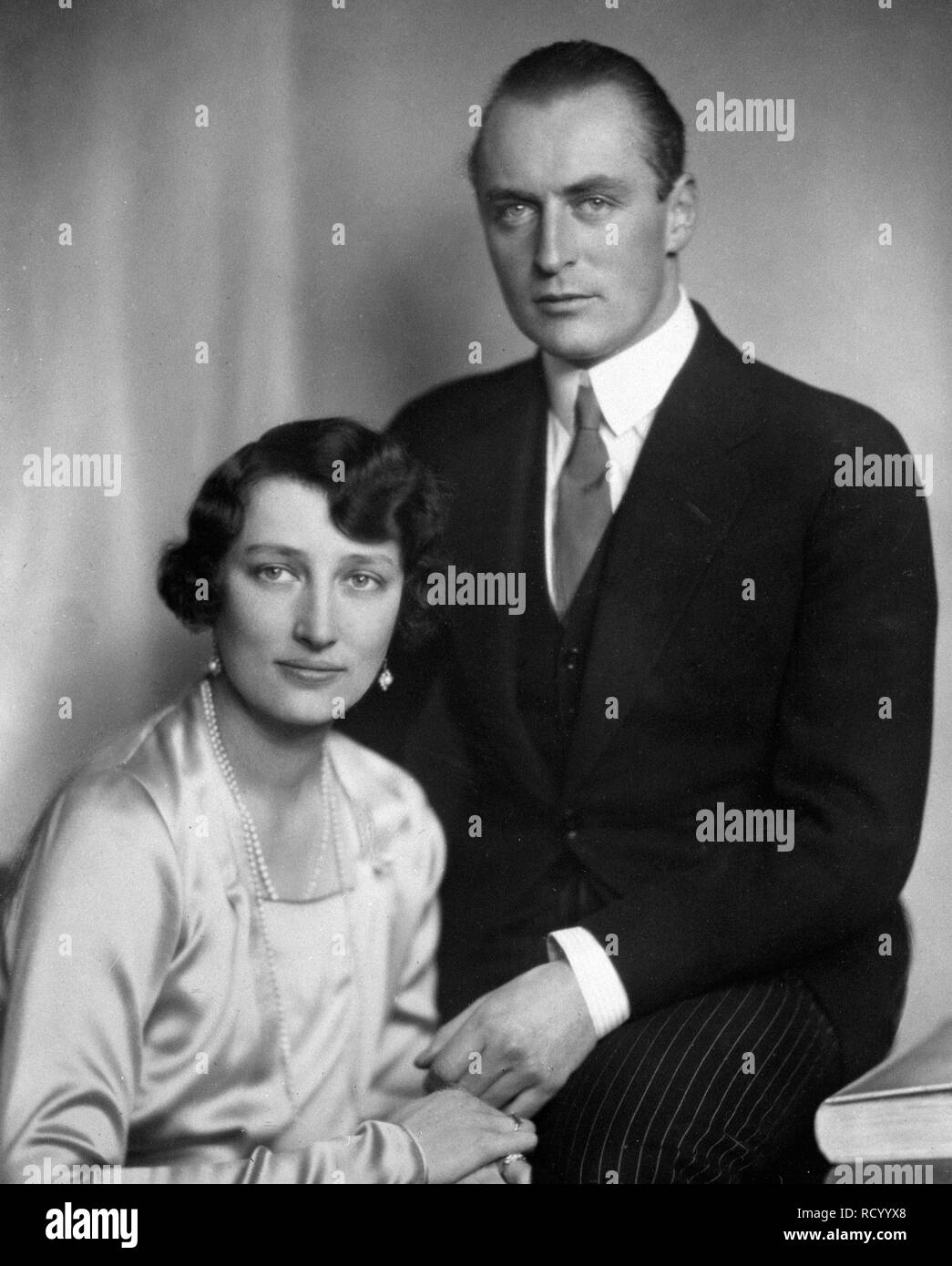 La principessa Marta di Svezia e il Principe Olaf di Norvegia. Foto Stock