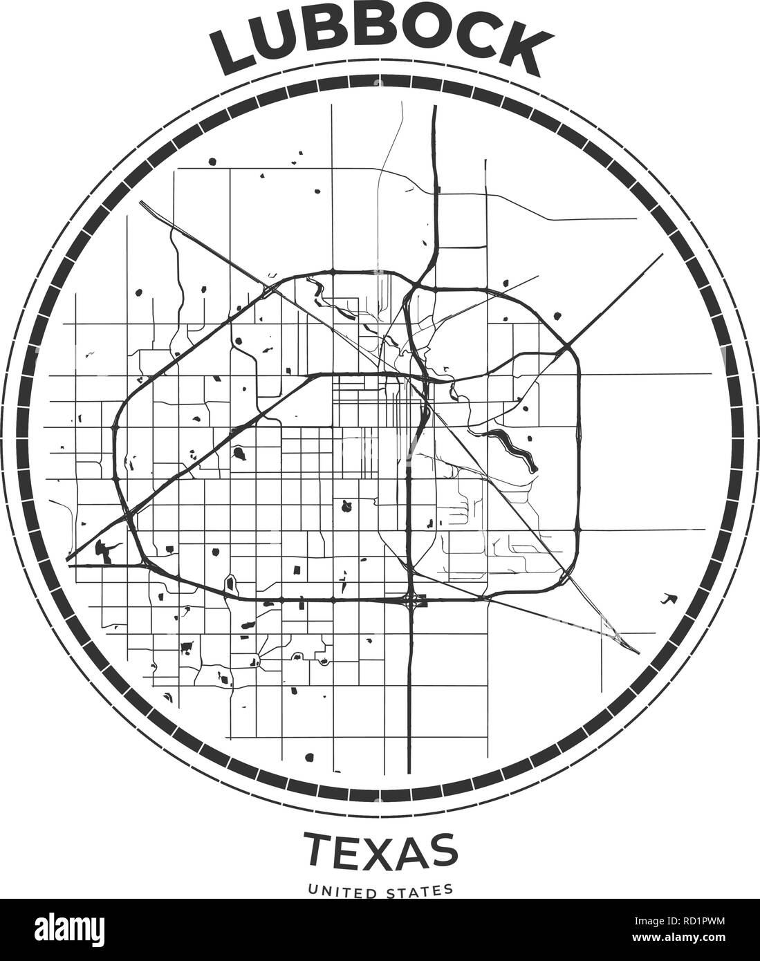 T-shirt badge mappa di Lubbock, Texas. Tee shirt Tipografia stampa etichetta emblema distintivo. Illustrazione Vettoriale Illustrazione Vettoriale
