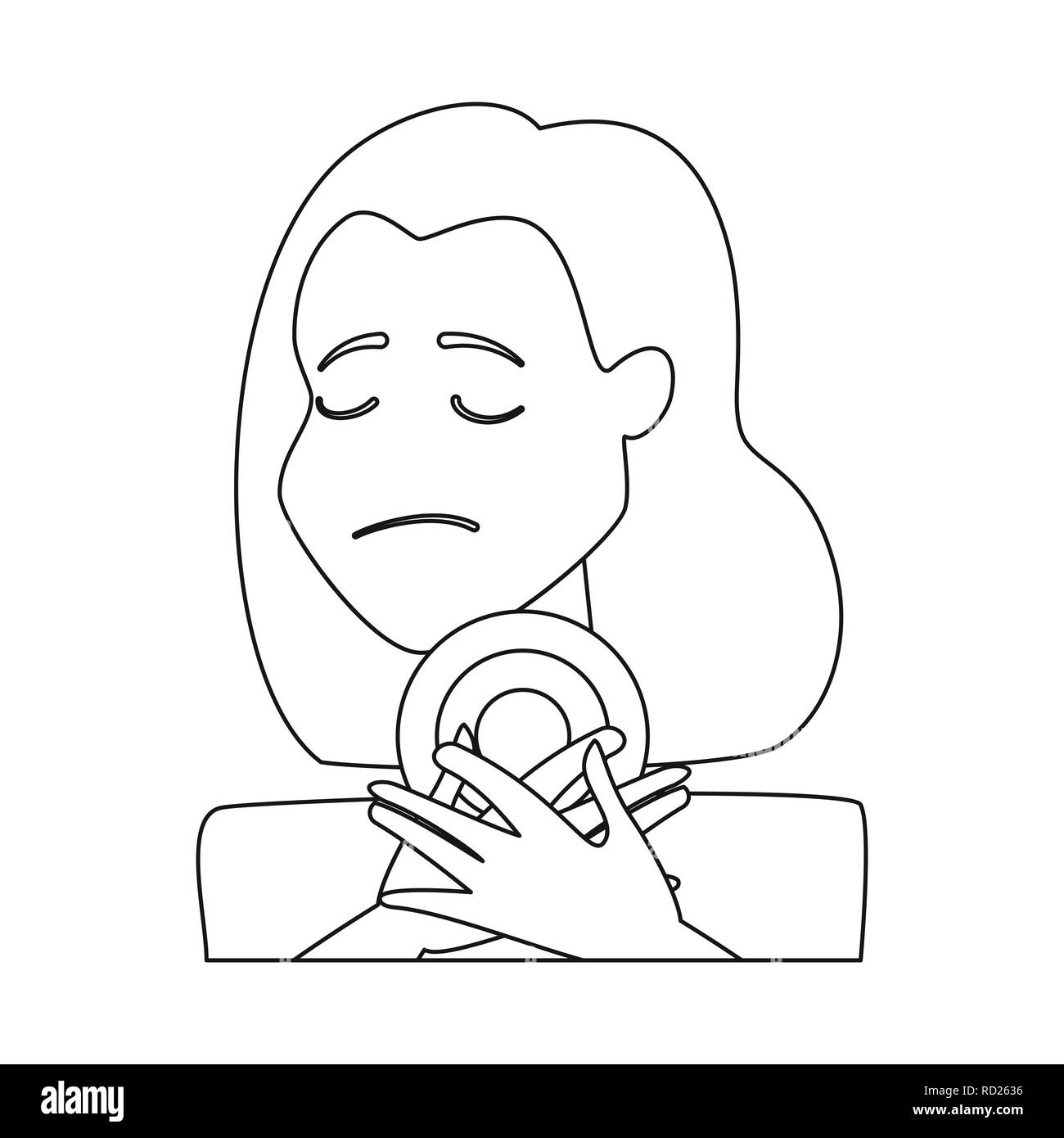 Gola,mal,paziente,l'infezione,medicina,airways, collo, ghiandole,trattamento,osso,l'infiammazione,danni,avvolto,ospedale,rendendo,primo,guida,dolore,malattia,impostare,vettore,icona,immagine,isolato,raccolta,design,l'elemento,graphic,segno,contorno,linea, Vettori vettore , Illustrazione Vettoriale