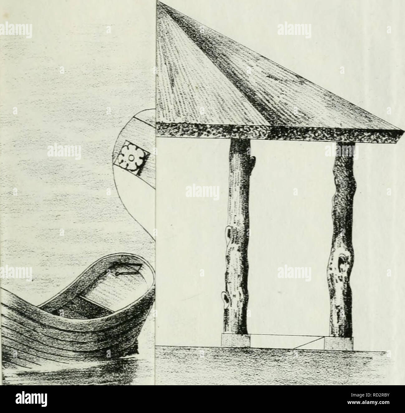 . De la composizione des Parcs et jardins pittoresques : ouvrage utile et instructif pour les propriétaires, pour les architectes et les amateurs de la belle natura. Di giardinaggio. . Si prega di notare che queste immagini vengono estratte dalla pagina sottoposta a scansione di immagini che possono essere state migliorate digitalmente per la leggibilità - Colorazione e aspetto di queste illustrazioni potrebbero non perfettamente assomigliano al lavoro originale. Lalos, J. Paris : Chez l'auteur Foto Stock