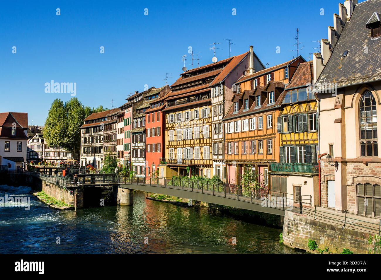 La Petite France di Strasburgo, Grand Est, Francia Foto Stock