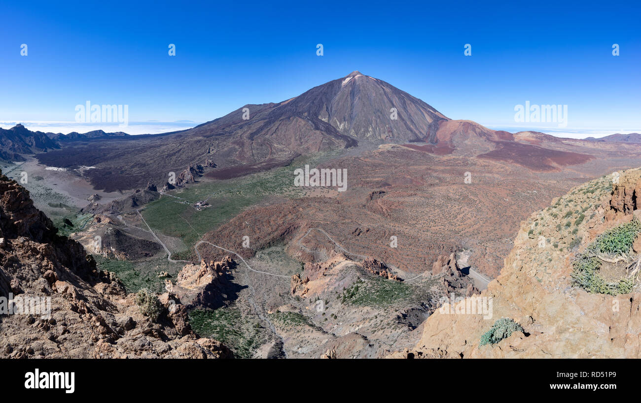 Parco nazionale Las Canadas del Teide a Tenerife Foto Stock