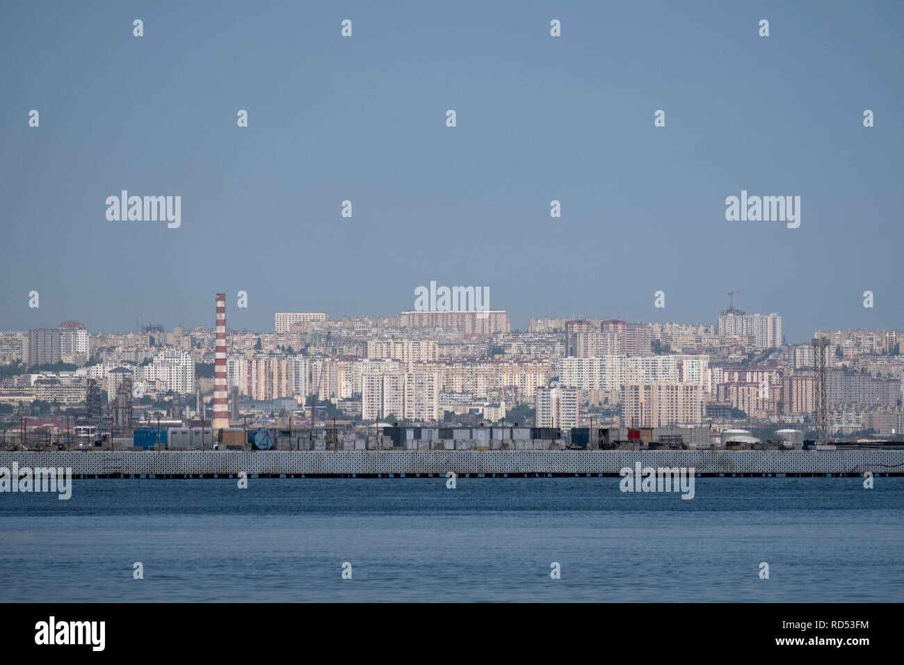 Baku Waterfront Foto Stock