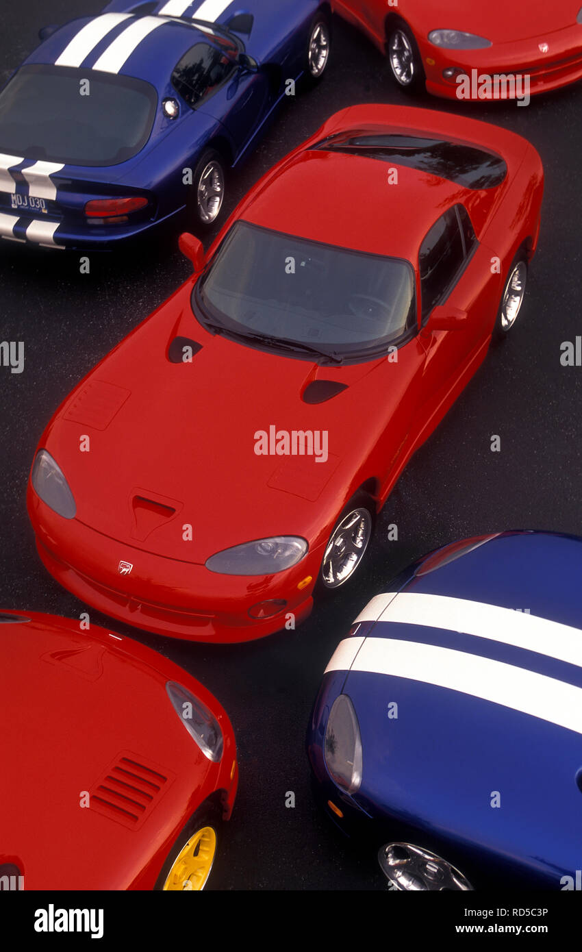 1993 Dodge Viper Coupé in Florida USA. Foto Stock