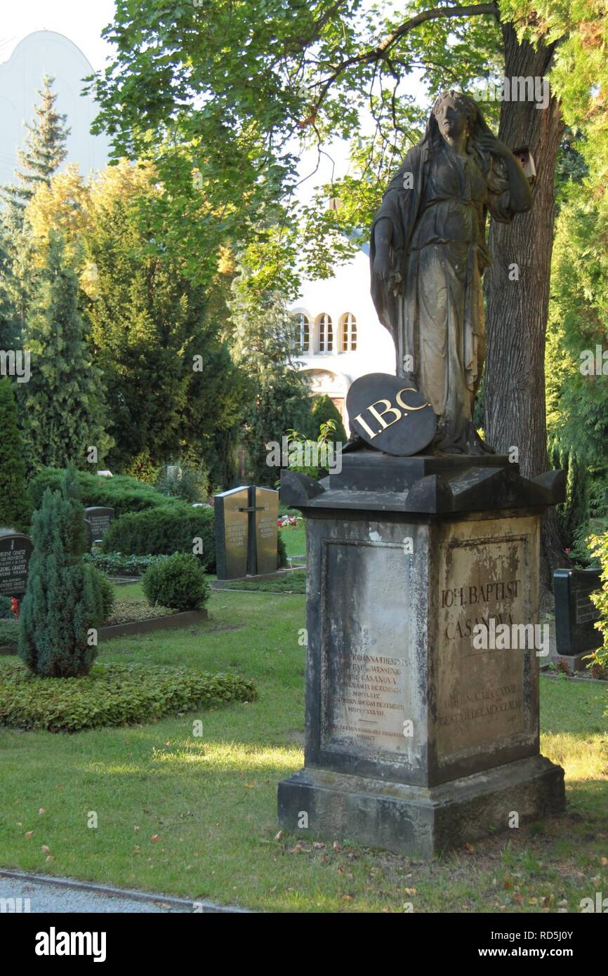 Alter katholischer Friedhof Dresden 2012-08-27-9955. Foto Stock