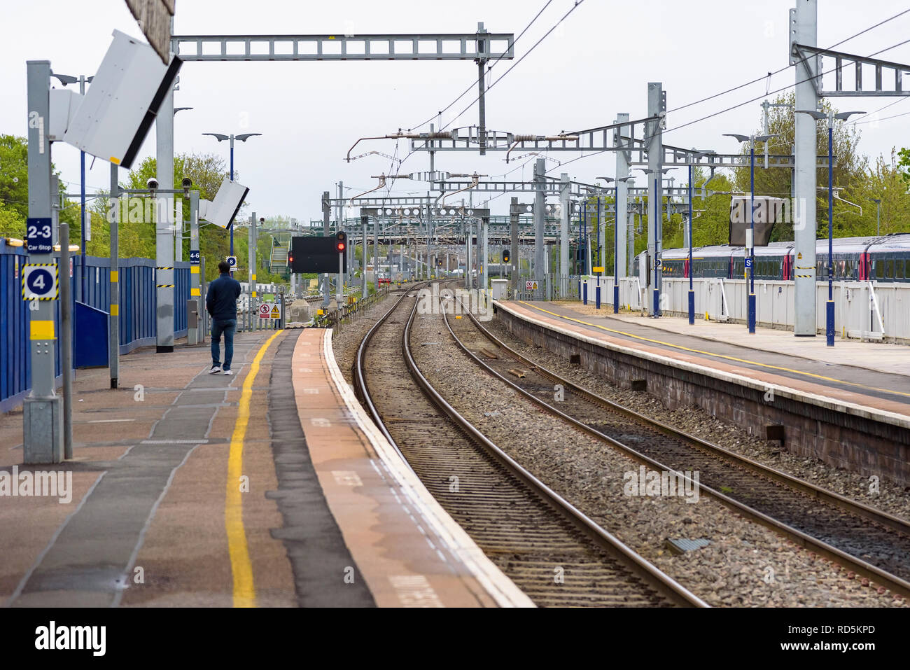 British locale stazione ferroviaria Foto Stock