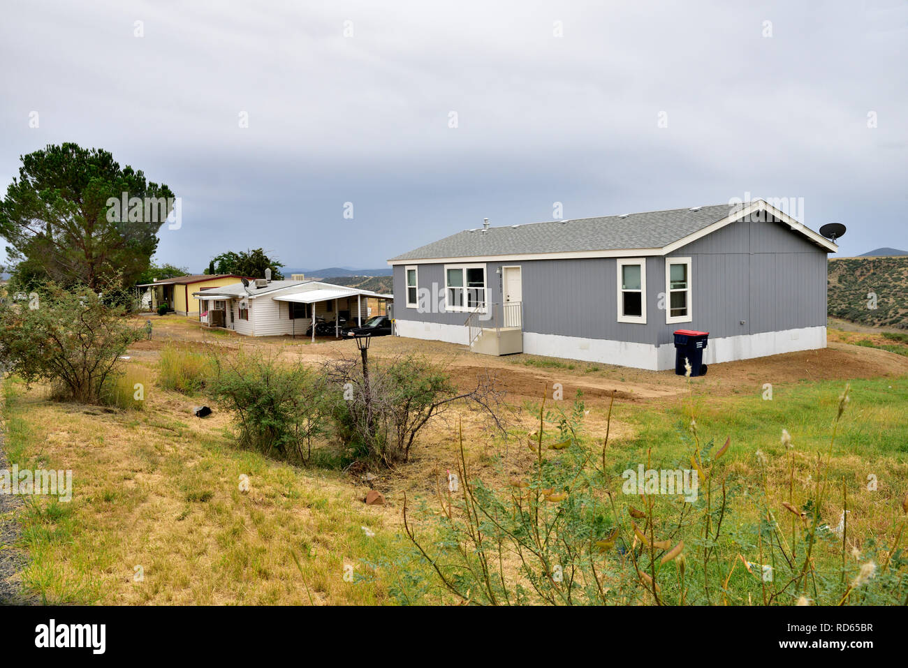 Fabbricato case con cantieri di Prescott Valley, Arizona, Stati Uniti d'America Foto Stock